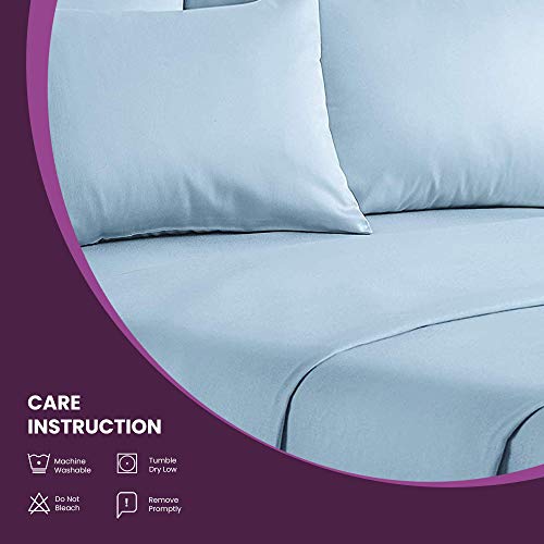 Draps coton 300 fils Superior 96x190 gris clair douceur hôtelière