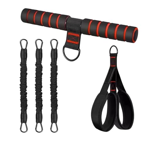 Bandes de résistance avec poignées de 13,6 kg pour fitness et musculation à la maison