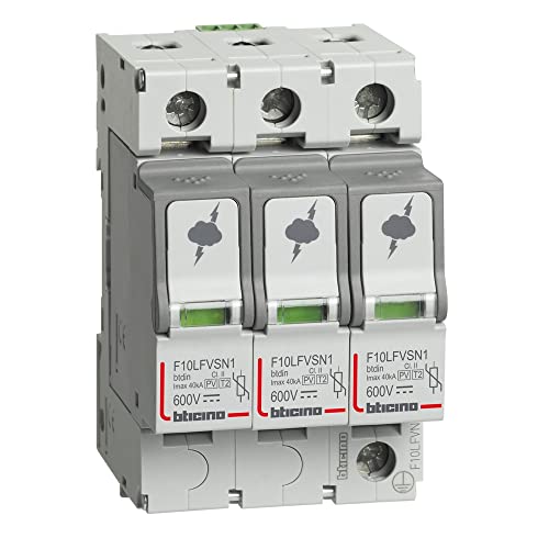 Bticino F10LFVN1 Limitador de sobretensión para fotovoltaico, 720 V CC