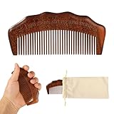Wooden Hair Comb, Wood Birthing Comb I Am Calm Strong and Brave Comb Labor Pain Comb Childbirth Combs Labor Comb Wooden Pregnancy Comb for Women Natural Birth Essentials Gifts