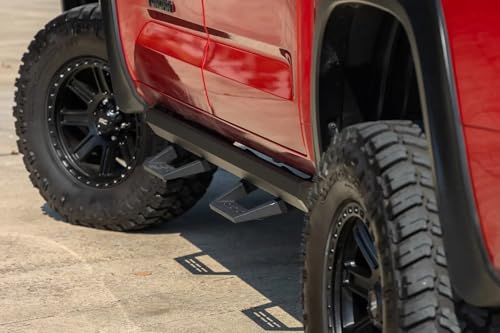 Estribos laterales de aluminio Rough Country SRL2 para Toyota Tundra miniatura 4