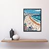 Artery8 Brighton Pier Beach Holiday Colourful Painting Living Room Art Print Framed Poster Wall Decor 12x16 inch #3