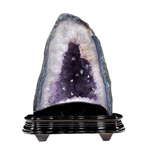 【東昇天然石】5.8Kg アメジスト ドーム ブラジル産 台座付属 174-2118