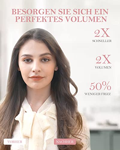 TOSAGE Asciugacapelli ad aria calda, 5 in 1