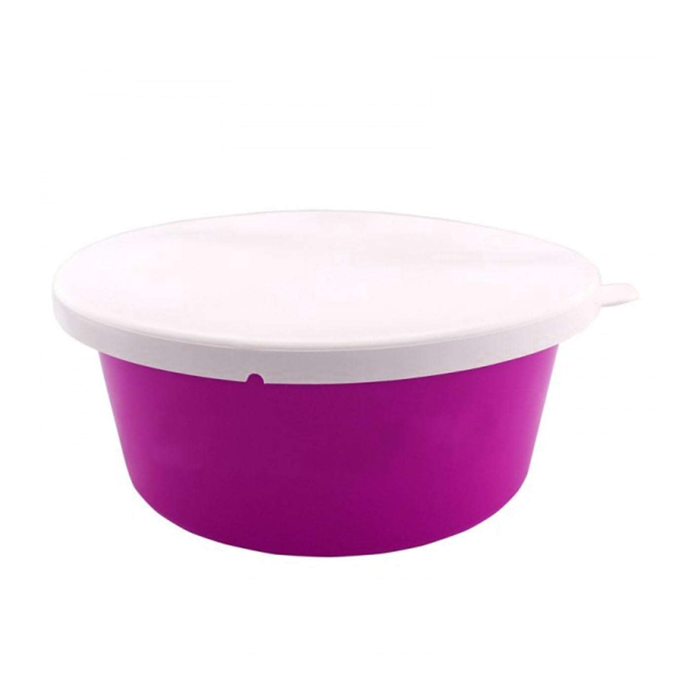 Futterset Pferd – deukavallo Leinvital Leinsamen Mash getreidefrei 6kg + 5L Futterschale mit Deckel & Mashlöffel – Verdauungsförderndes Pferdefutter für empfindliche Pferde & Fellwechsel (Pink)