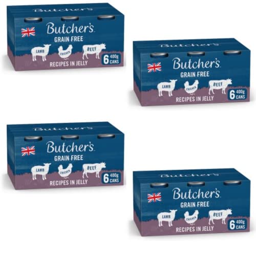 Butchers Complete Wet Can Adult Dog Food Recipes in Jelly Pack 24x400g