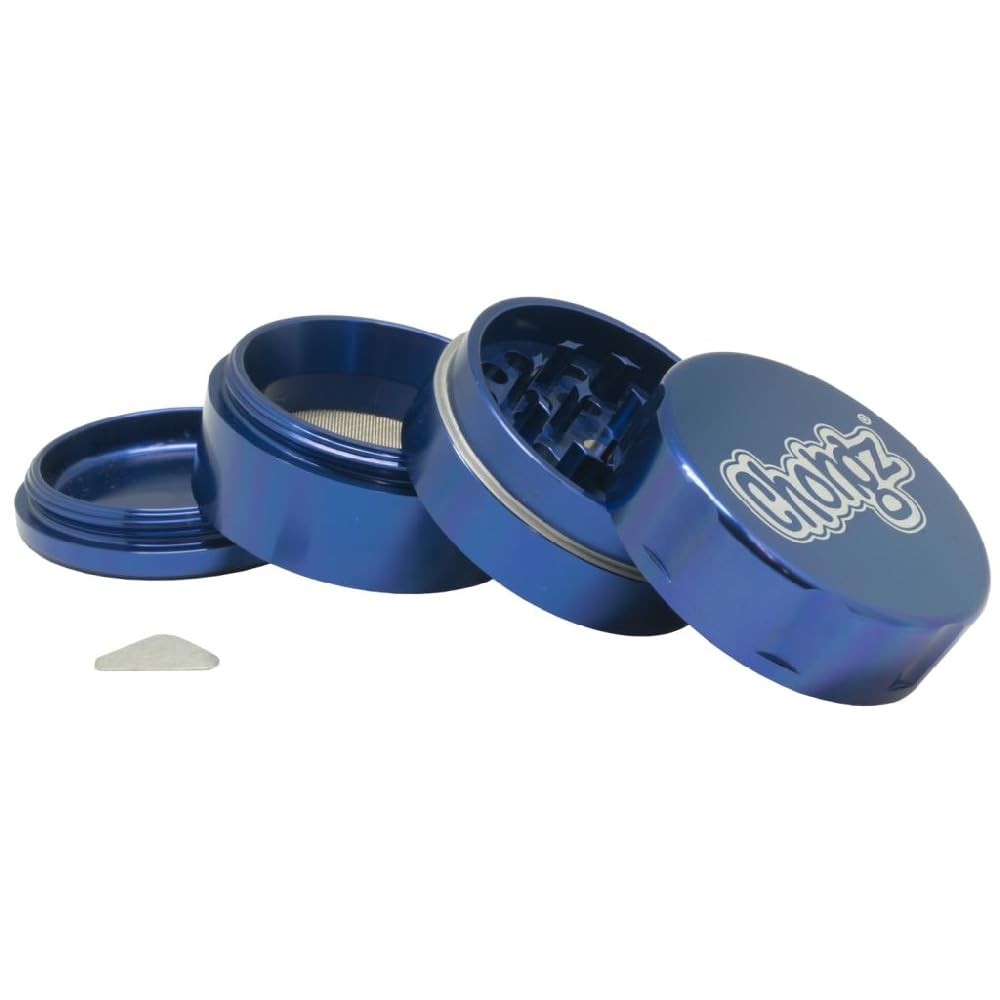 Vastu Ezee Grind 63mm 4 Part Herb Grinder - Diamond-Cut Teeth for Precise Shredding, Time-Saving, Non-Sticky Material - Perfect for Smooth Experience (Gold)