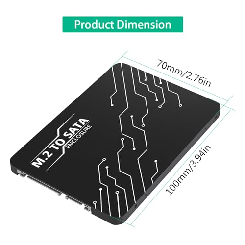 Adaptador NGFF SATA RiserCard arregla incompatibilidad de disco duro SSD en torres 3