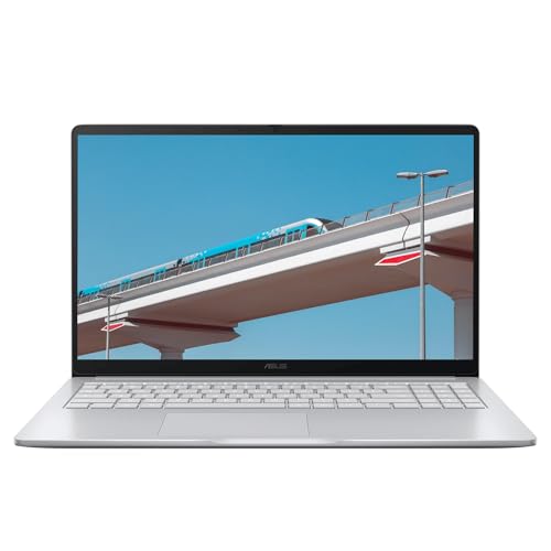 Image of ASUS 15.6 inch FHD IPS Chromebook Plus, Intel Celeron Processor Up to 2.79GHz, 4GB Ram, 128GB SSD, HDMI, Ultra-Fast WiFi 6, Chrome OS, Star Silver, Renewed