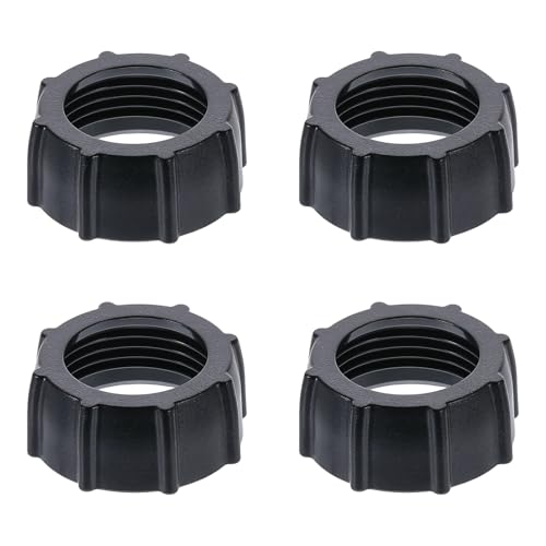 4 PCS Car Phone Mount Replacement Parts, Tightening Nut for Replacement Car Mount Screw-On 17mm Tightening Nut Ball Fixed Adapter Head Bracket Holder Ring for DVR Camcorder Wireless Charger