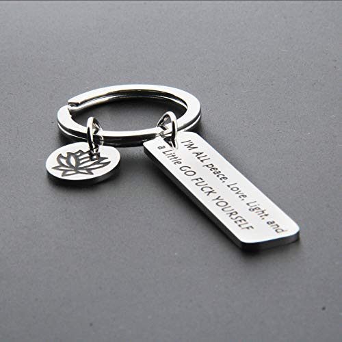 MAOFAED Funny Friend Gift, Swear Word Gift,Bestie Gifts,Friendship Gifts, Friendship Matching Keychain3