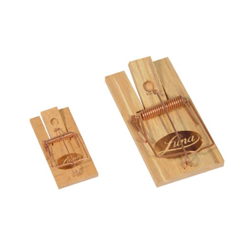 Preisvergleich Produktbild Xclou Garden Mausefallen Holz, 100 Stück im Eimer