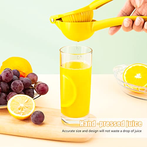 Lemon Squeezer Aluminum Heavy Duty - Manual Press Citrus Juicer For Extracting The Most Juice Possible #TOP1