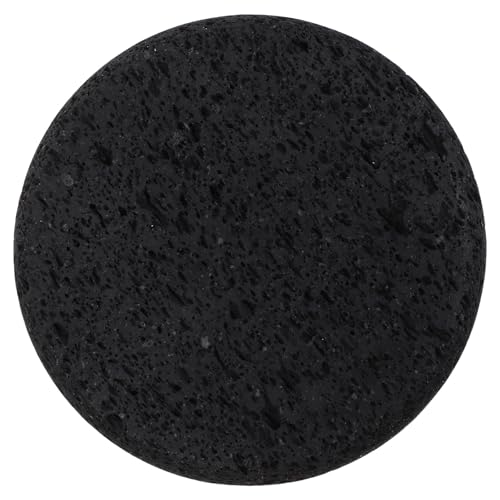 Piedra para cocinar filete: piedra redonda de 13 cm, plato de cocción de pizza para teppanyaki coreano, accesorio de barbacoa de mesa, perfecto para asar y cocinar al aire libre