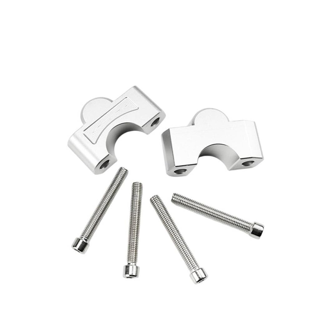Rehausse guidon Triumph Tiger 660 argent 30mm pour soulager le mal de dos
