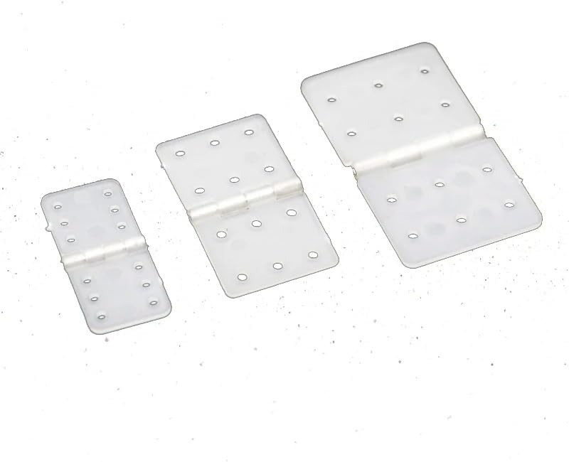 SPARKHOBBY 20PCS RC Model Plane Aircraft Plastic Hinges Pinned Suitable for Fixed-Wing Plane Aileron Hinge Connection Parts DIY (M 16x29mm)