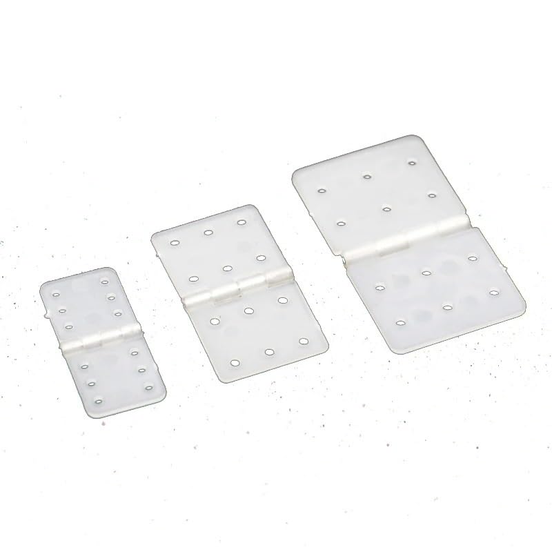 SPARKHOBBY 20PCS RC Model Plane Aircraft Plastic Hinges Pinned Suitable for Fixed-Wing Plane Aileron Hinge Connection Parts DIY (S 12x24mm)