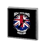 ピンバッジ ニュージーランド ブローチ 徽章 ボタンブローチ 缶バッジ 合金製 襟章 アクセサリー 正方形 お洒落 軽量 人気