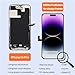 passionTR for iPhone 14 Pro Screen Replacement (6.1 Inch), LCD Display for iPhone 14 Pro A2890, A2650, A2889, A2892 Digitizer 3D Touch Screen Assembly Repair Part with Protective Film and Tools
