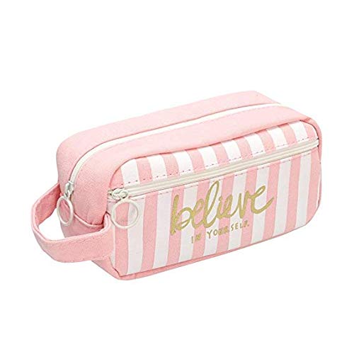 Preisvergleich Produktbild Jingyuu Stiftetasche, gestreift, Zwiebeldesign, Motiv Kosmetik-Werkzeuge, Bürozubehör / Schreibwaren / Schule