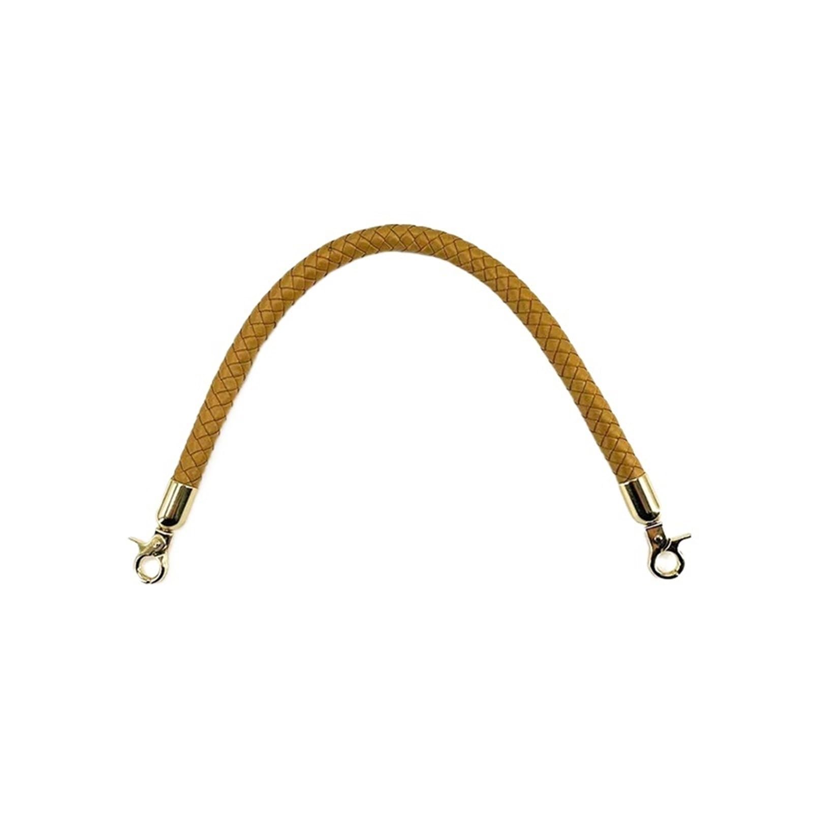 Poignées de rechange pour ceintures de sac jaune 30 cm pour sac à main et bandoulière