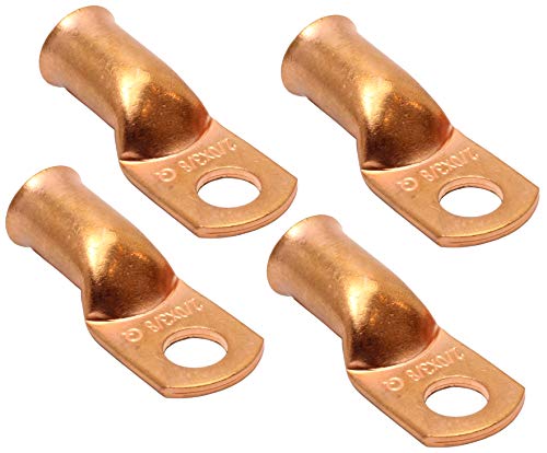 Cosse de batterie en cuivre pur 3/8" Fastronix calibre 2/0 haute conductivité