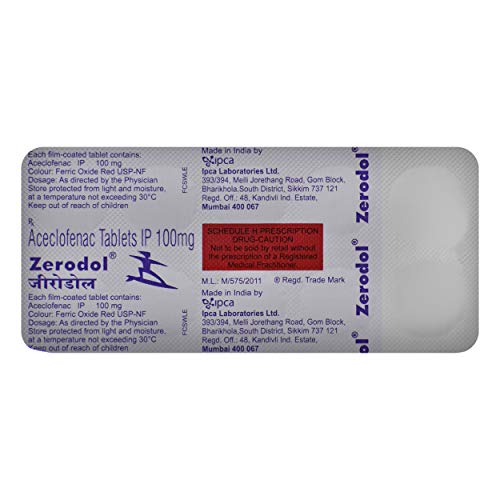 Image of Zerodol - Strip of 10 Tablets