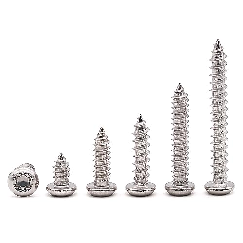 Roycemart GB-AK0307-50 M5 X 20Mm (50 Pcs) Button Head Torx Drive Sheet Metal Screws, 304 Stainless Steel 18-8 Self Tapping Screws thumb #5