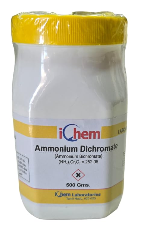 ICHEM Ammonium Dichromate%500GM) Assay 99.5% Min (B0D35W35HL) Amazon Price History, Amazon Price Tracker