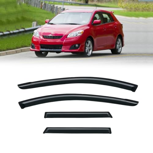 Image of Rain Guards Window Visor for 2009-2013 Toyota Matrix & 09-10 Pontiac Vibe