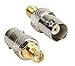 DHT Electronics 2pcs RF coaxial coax adapter SMA female to BNC female