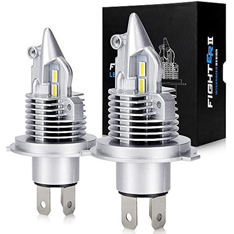 OPL5 H4 LED Headlight Bulbs, Super Bright LED CSP Chips 6500K Cool White 10000LM 40W, Wireless No Adapter Required, Plug & Play H4 Car Headlight Conversion Kit Replace Halogen Bulbs (2 PCS) Cover