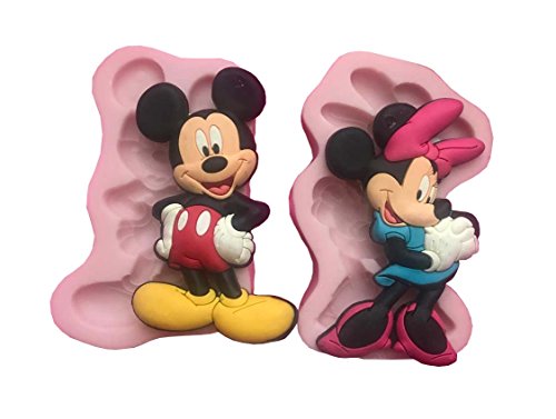 Mickey And Minnie Mouse Silicone Molds By Oh! Sweet Art