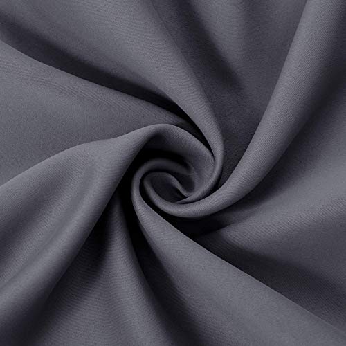 Image of LEMOMO Grey Thermal Blackout Curtains /42 x 63 Inch /Set of 2 Panels Room Darkening Curtains for Bedroom