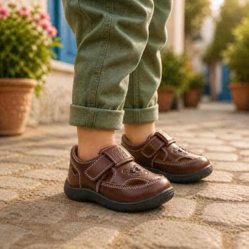 Image of Goal-1 Sandals Casual Fisherman Adjustable Sporty Summer Closed Comfortable Toe Sandals with Premium PU Padding For unisex kids-pack of 1(18 Months-4.5 Years)