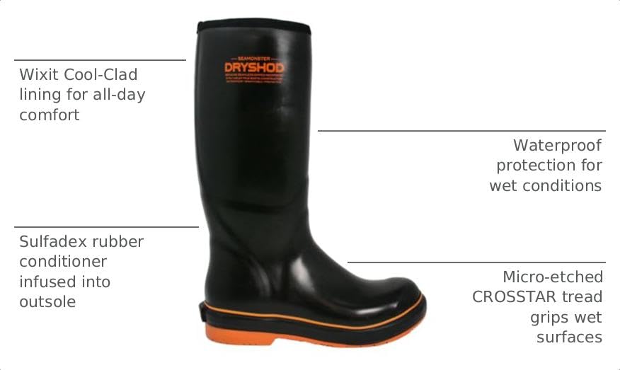 Image of Dryshod Seamonster Premium Rubber Fishing Boot