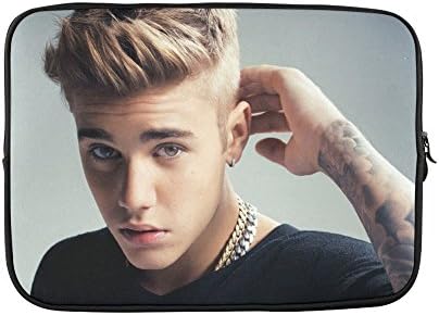 Easter Custom Justin Bieber 02 Soft Laptop Sleeve Case Notebook Computer Bag Case Cover Without Handle for Macbook Pro MacBook Air 15 inch