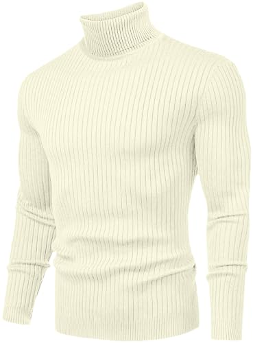 Image of NORTHWIND Men's High Turtle Neck Cotton T-Shirt