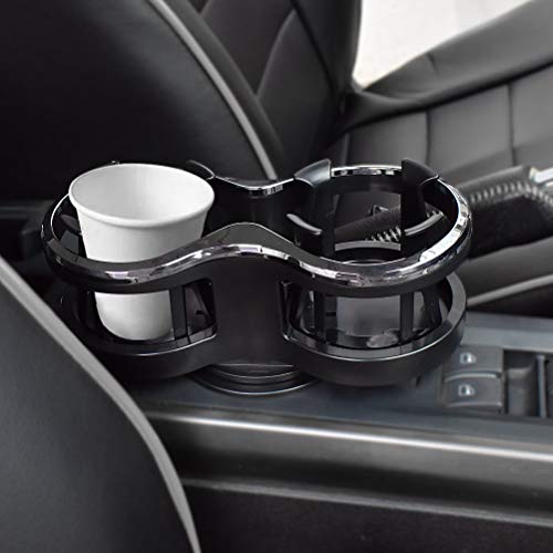 Extensor para Portavasos de Auto 2-en-1 Negro miniatura 3
