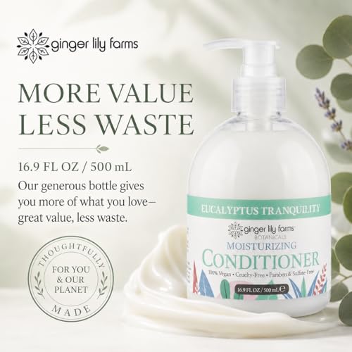 Image of Ginger Lily Farms Botanicals Conditioner, 16.9oz /6pk, Eucalyptus