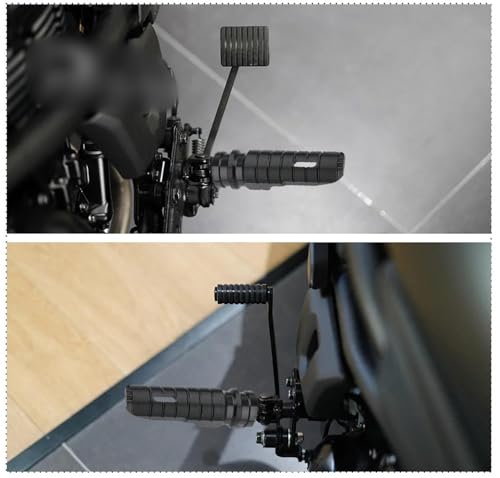 Repose-Pieds Pilote Avant de Finition Chrome Premium pour Custom FXRC - 2