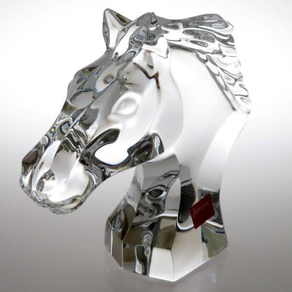 Amazon.co.jp: バカラ フィギュリン ○ 馬の頭 ホース ヘッド