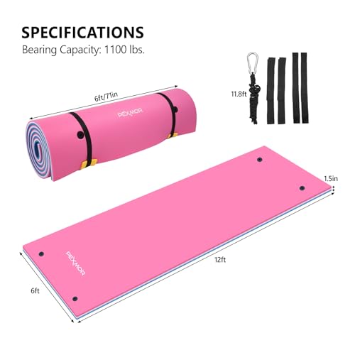 Pexmor FM Floating Water Mat, 9X6 Ft Floating Pad thumb #6