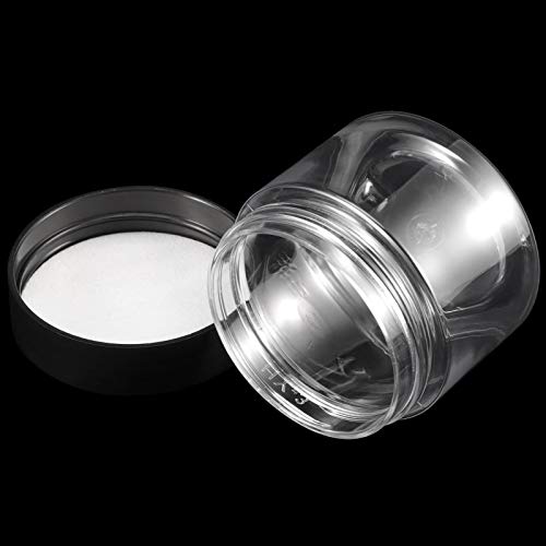 68 Pack 2 OZ Plastic Jars with Lids, Round Clear Slime Containers, Refillable Cosmetic Containers for Travel, Storage Lotion Cream Cosmetics Powders and Small Parts4