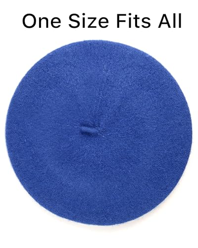 Image of Parquet Solid Color French Beret Hat. Classic French, Casual and Chic Lightweight Cap for Women
