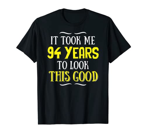 Camiseta de cumpleaños de 94 años, feliz cumpleaños de 94 años Camiseta