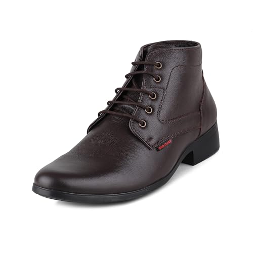 Image of Red Chief Genuine Leather Formal Derby Boots for Men | Premium & Stylish Office Footwear | RC3545