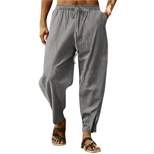 Bas collants pyjama short décontracté en lin d'été léger