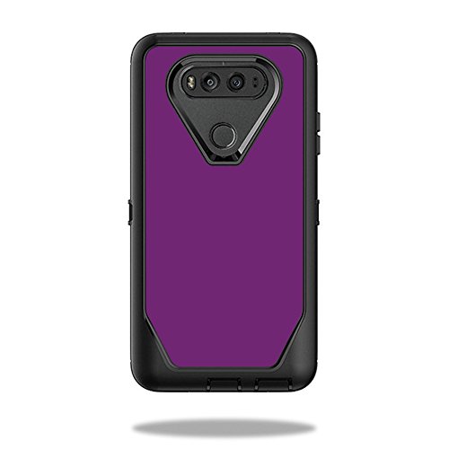 MightySkins Skin Compatible with OtterBox Defender LG V20 Case wrap Cover Sticker Skins Solid Purple