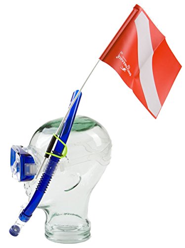 Aqua Small Dive Flag Attaches to Snorkel